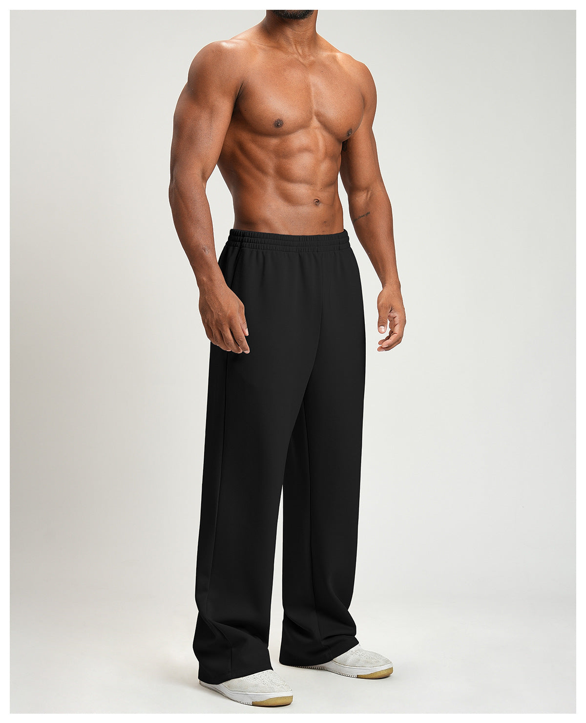 Men's Relaxed Fit Wide Leg Athletic Pants-thumbmail-19