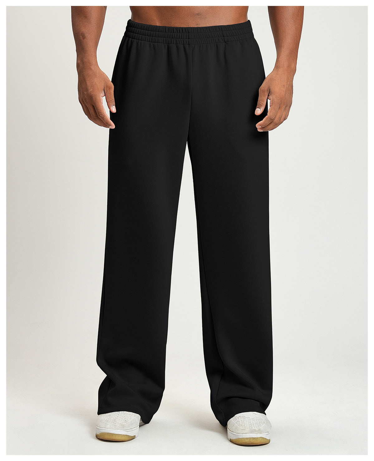 Men's Relaxed Fit Wide Leg Athletic Pants-thumbmail-20