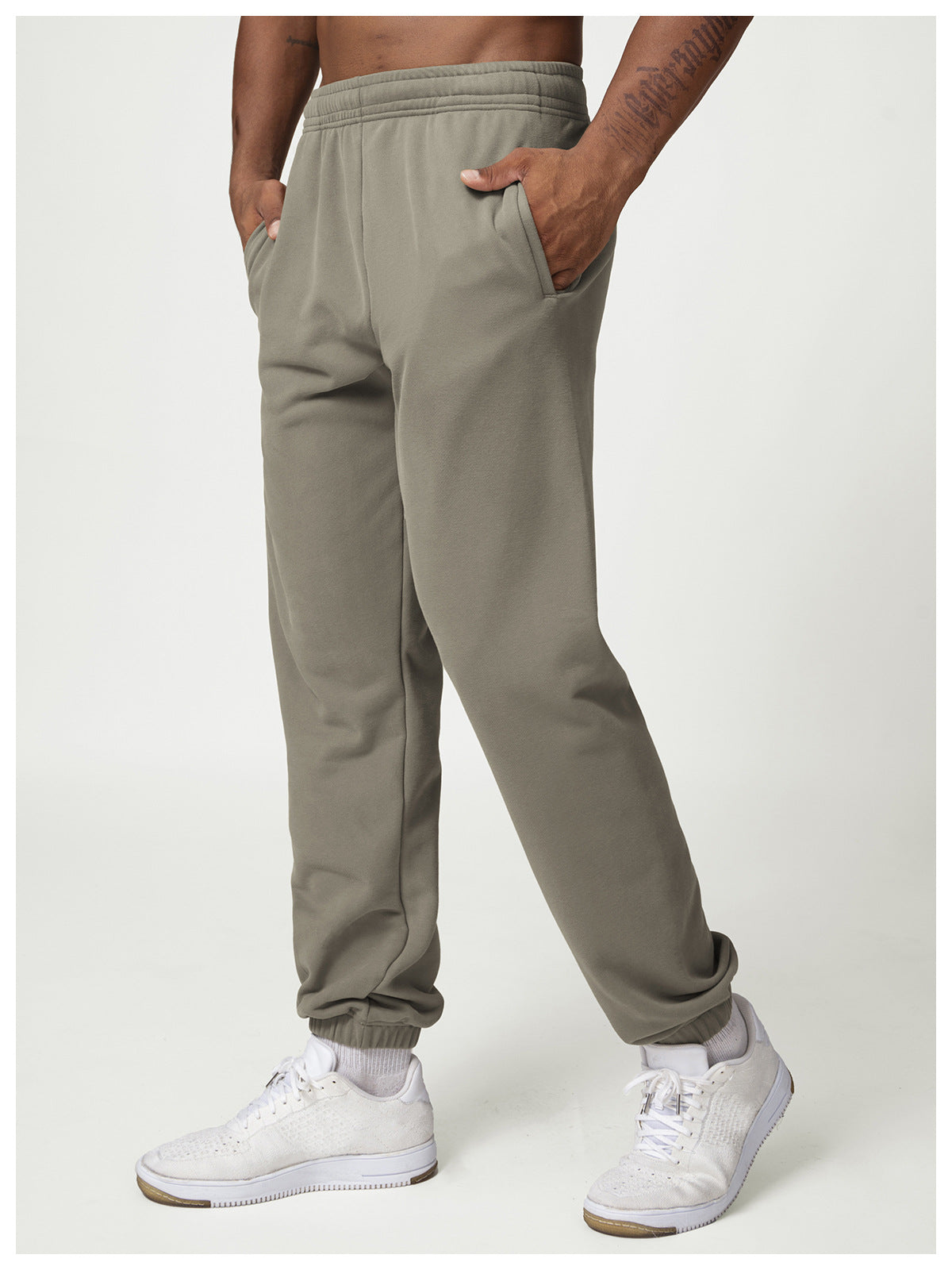 Men's Cotton Blend Relaxed Fit Jogger Sweatpants-thumbmail-19