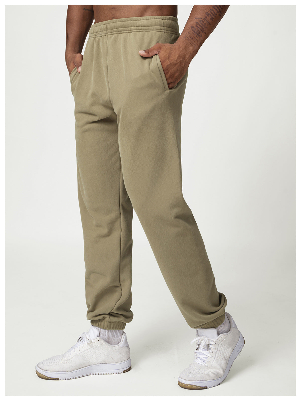 Men's Cotton Blend Relaxed Fit Jogger Sweatpants-thumbmail-22