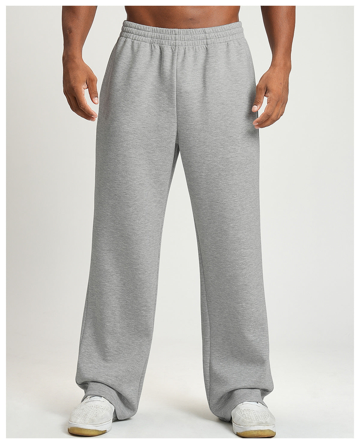 Men's Relaxed Fit Wide Leg Athletic Pants