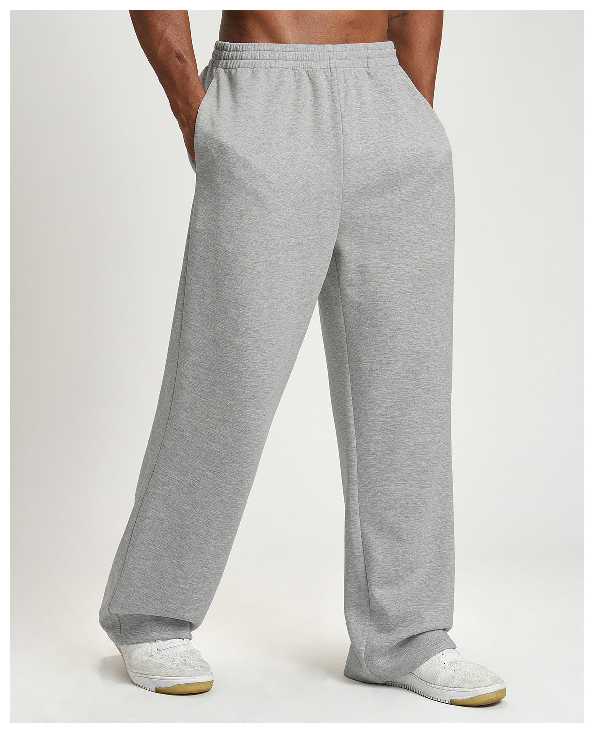 Men's Relaxed Fit Wide Leg Athletic Pants