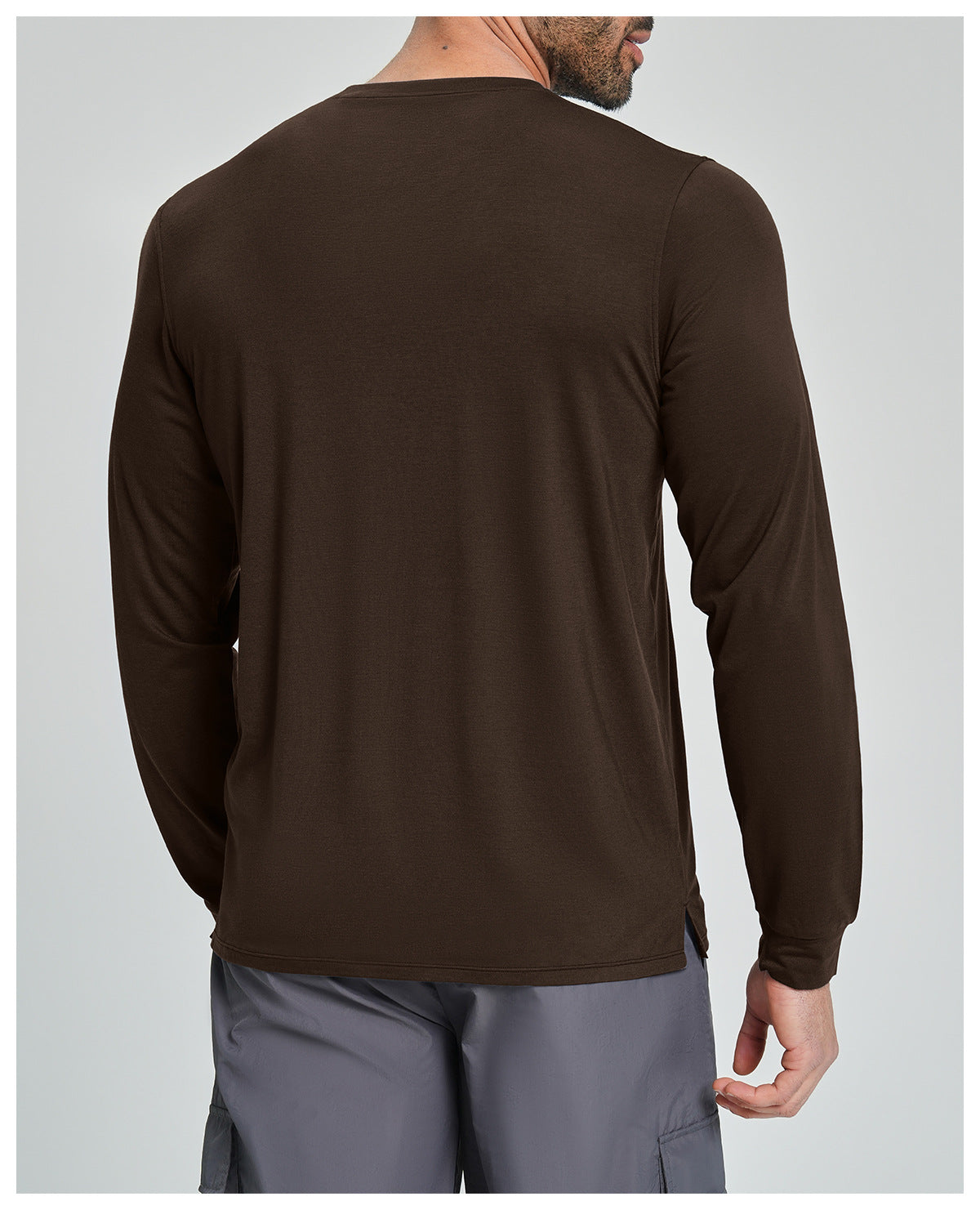 Men's Merino Wool Blend Long Sleeve Performance Shirt-thumbmail-20