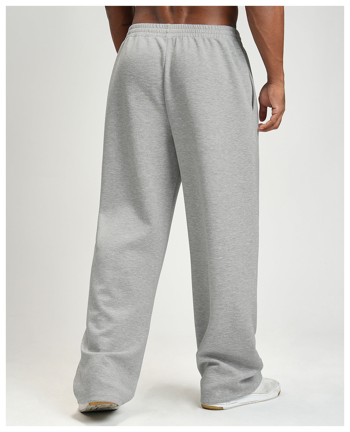 Men's Relaxed Fit Wide Leg Athletic Pants-thumbmail-3