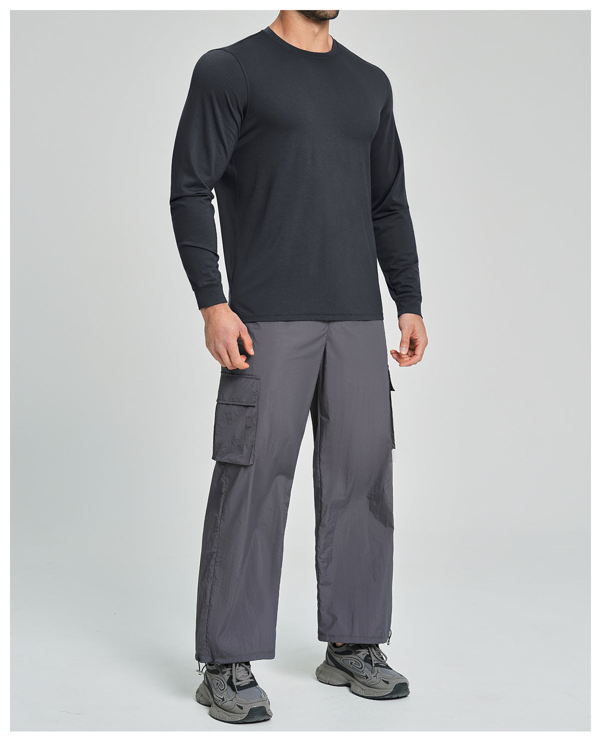 Men's Merino Wool Blend Long Sleeve Performance Shirt-thumbmail-22