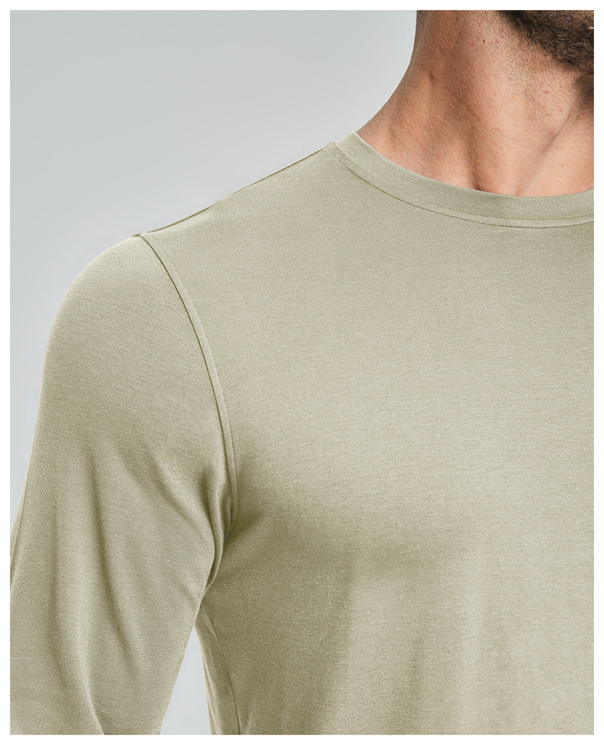 Men's Merino Wool Blend Long Sleeve Performance Shirt-thumbmail-31