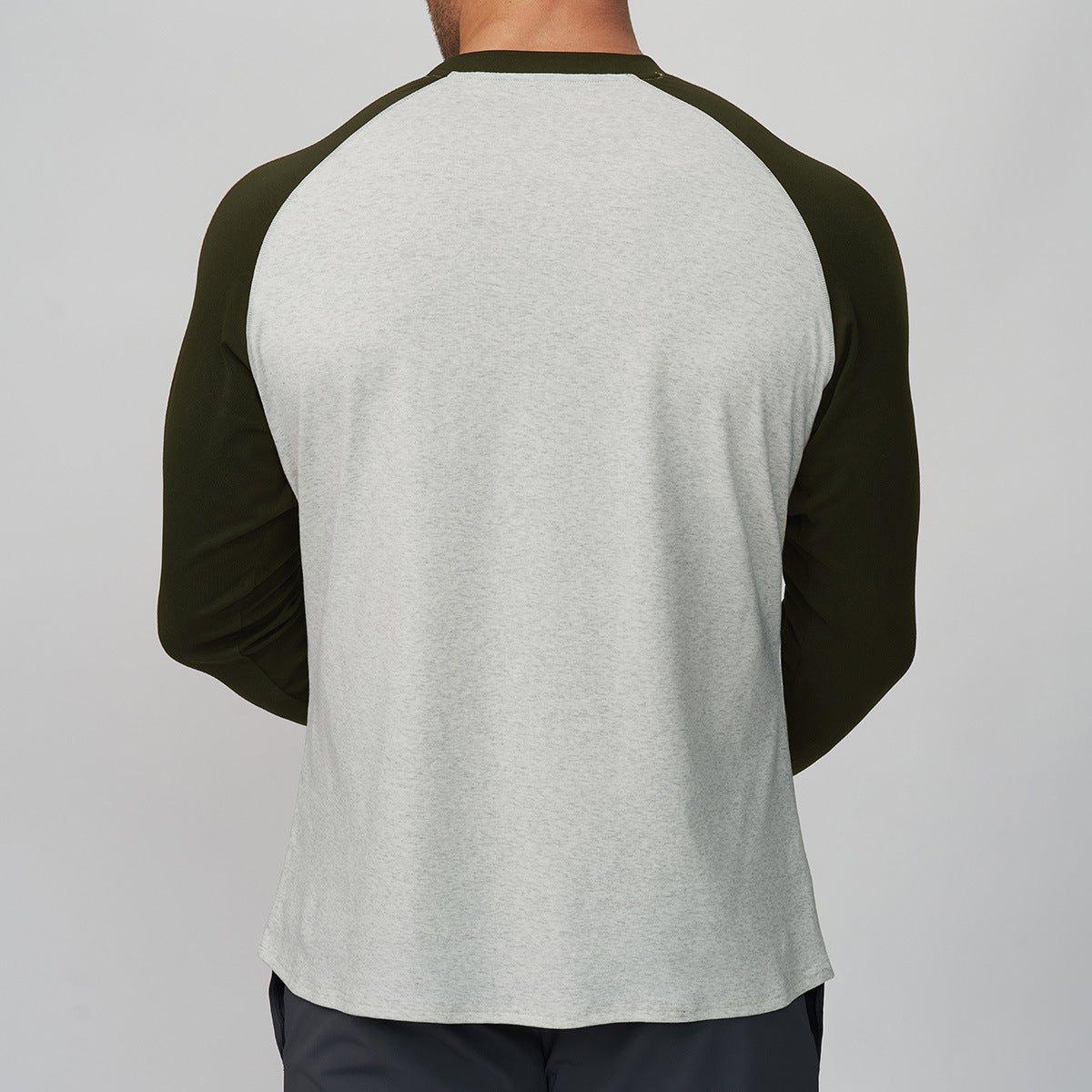 Men's Colorblock Raglan Sleeve Athletic T-Shirt-thumbmail-8