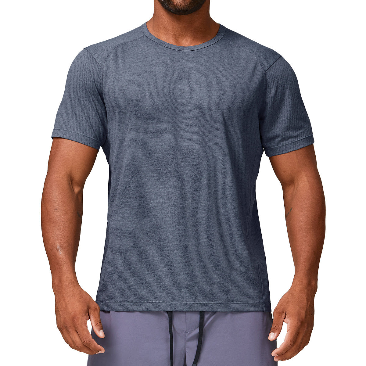 Men's Heathered Quick Dry Performance T-Shirt-thumbmail-6
