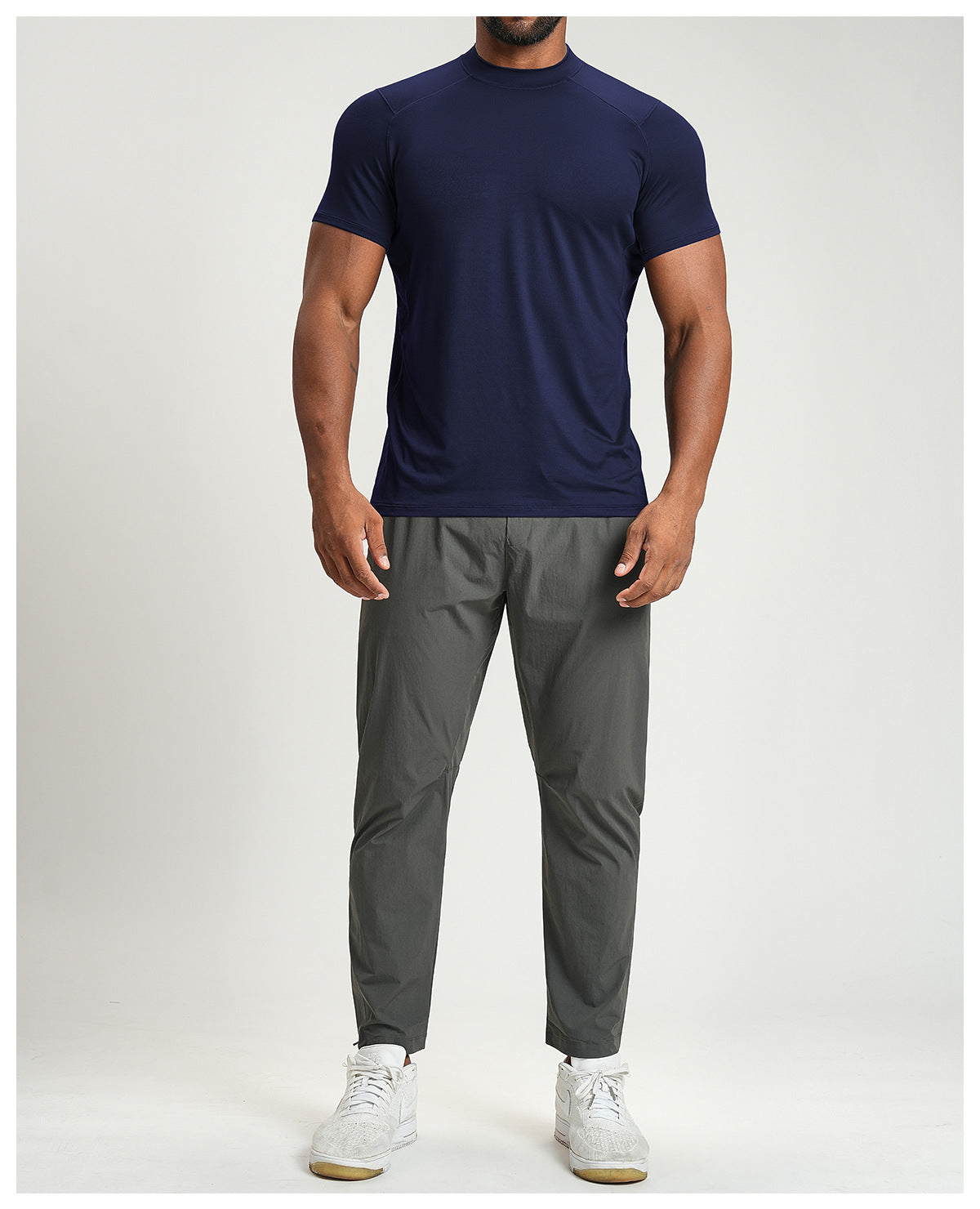 Men's Crew Neck Stretch Performance T-Shirt-thumbmail-17