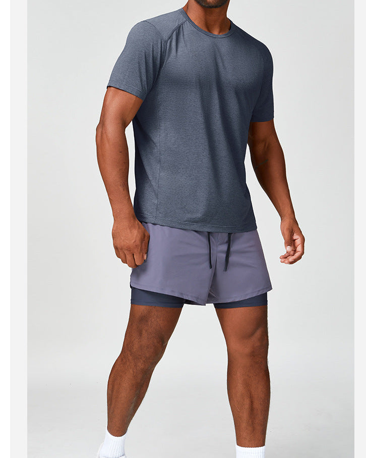 Men's Heathered Quick Dry Performance T-Shirt-thumbmail-11