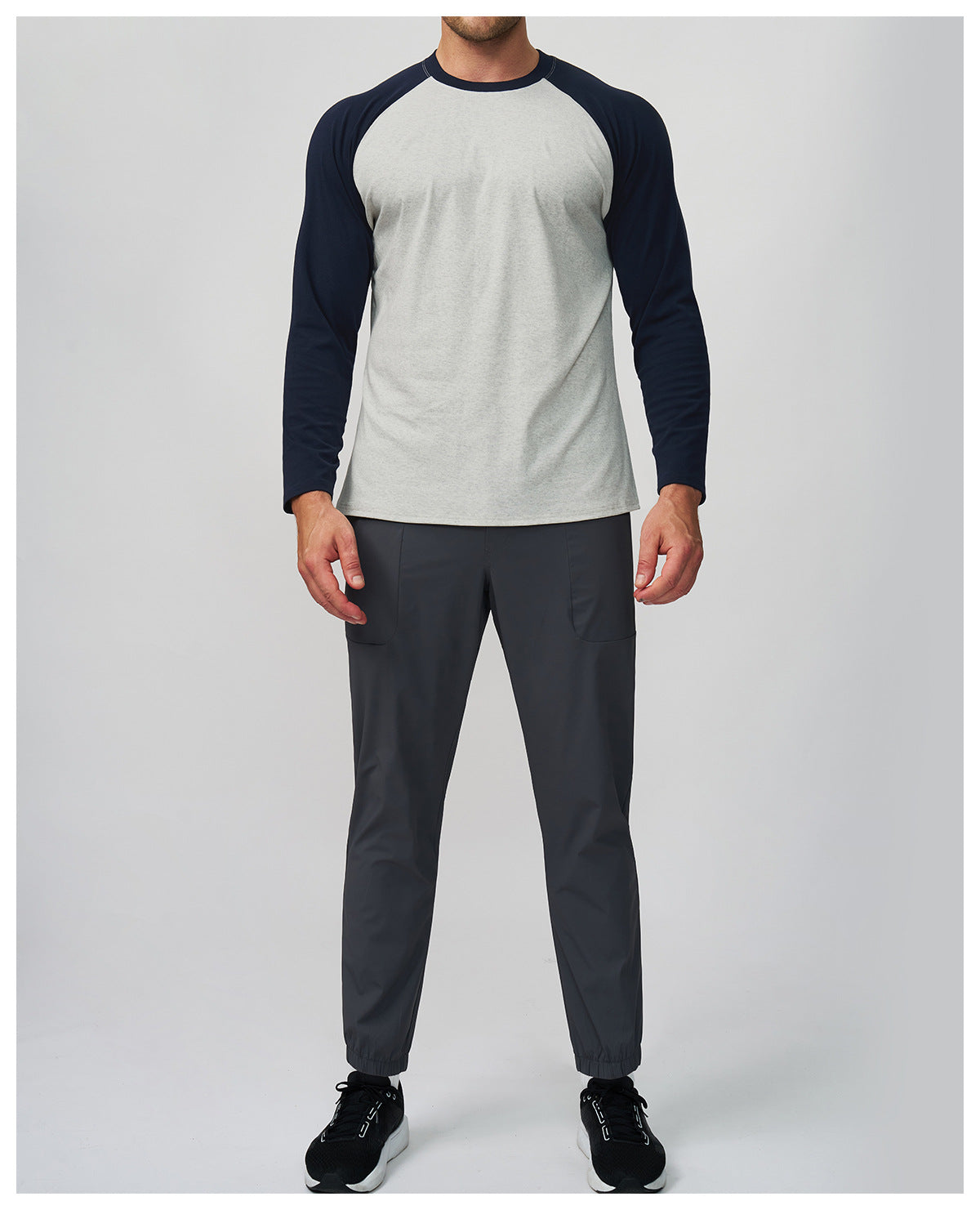Men's Colorblock Raglan Sleeve Athletic T-Shirt-thumbmail-13