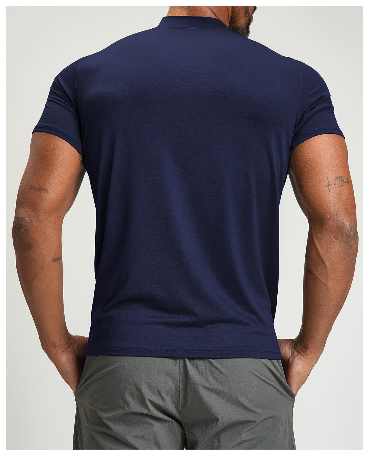 Men's Crew Neck Stretch Performance T-Shirt-thumbmail-19