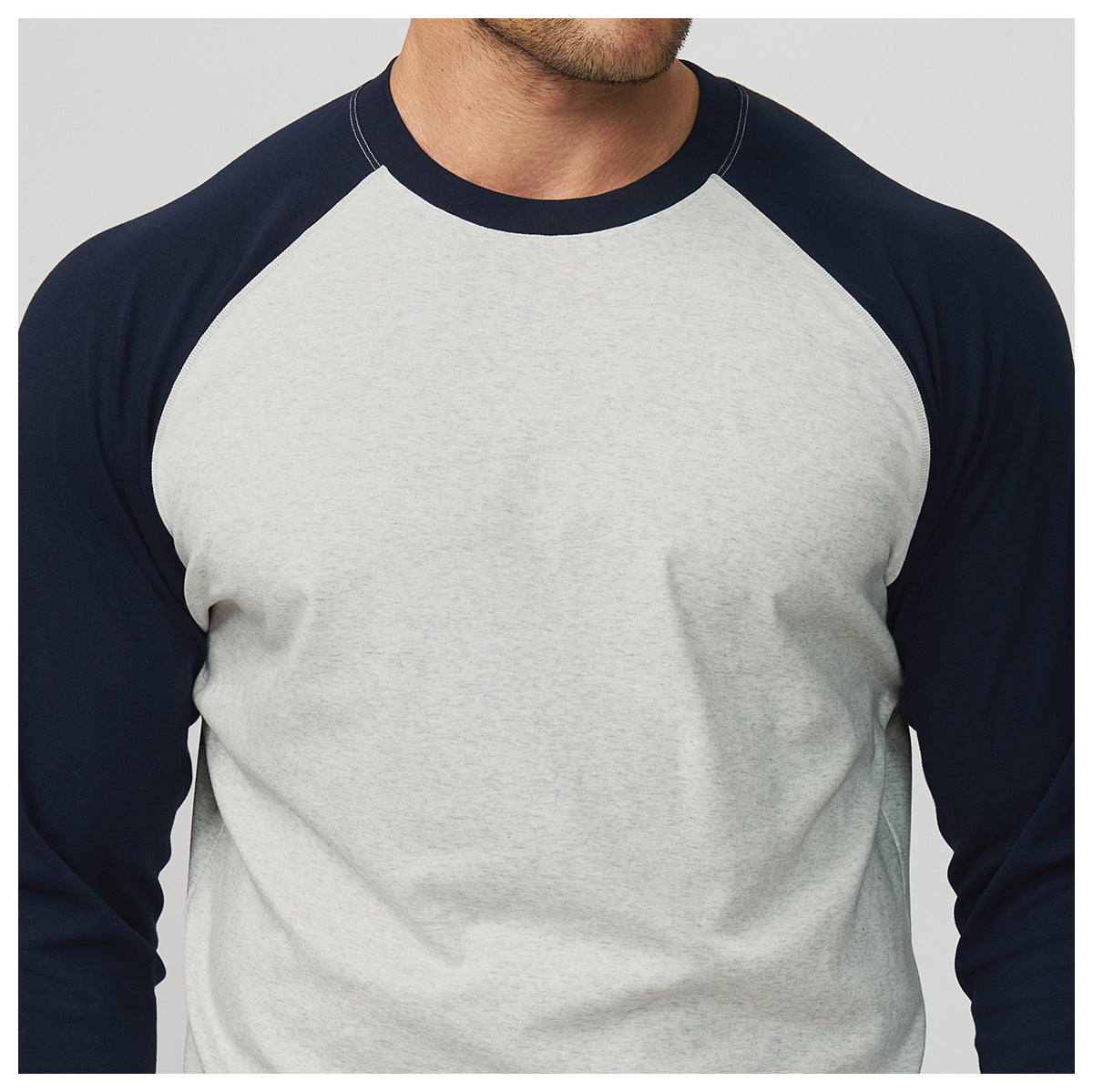 Men's Colorblock Raglan Sleeve Athletic T-Shirt-thumbmail-16