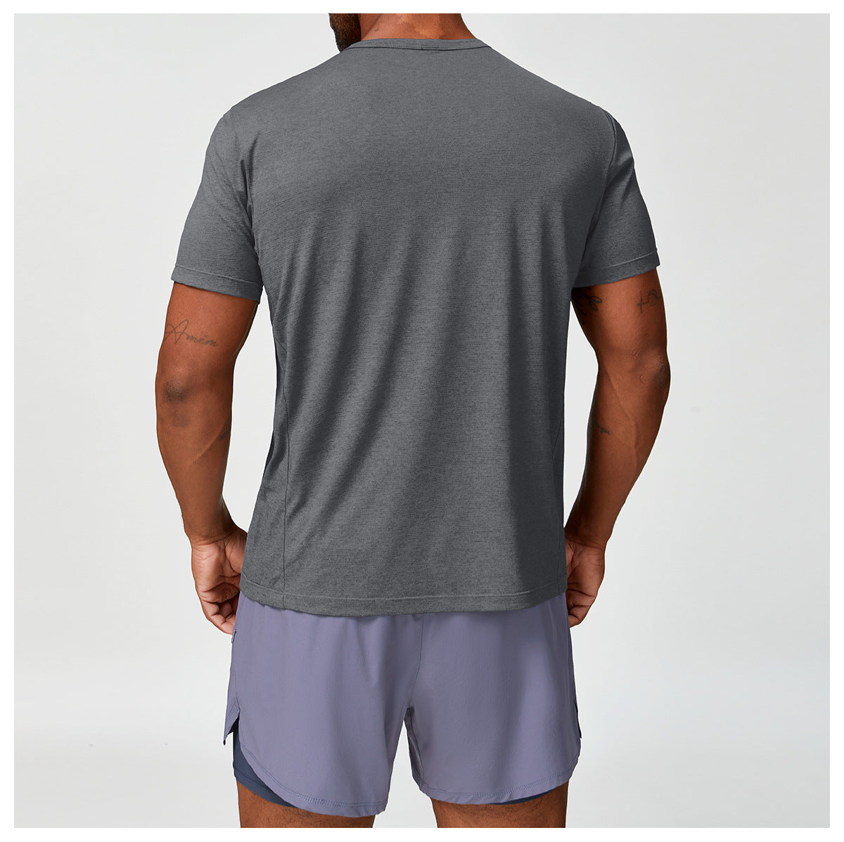 Men's Heathered Quick Dry Performance T-Shirt-thumbmail-14