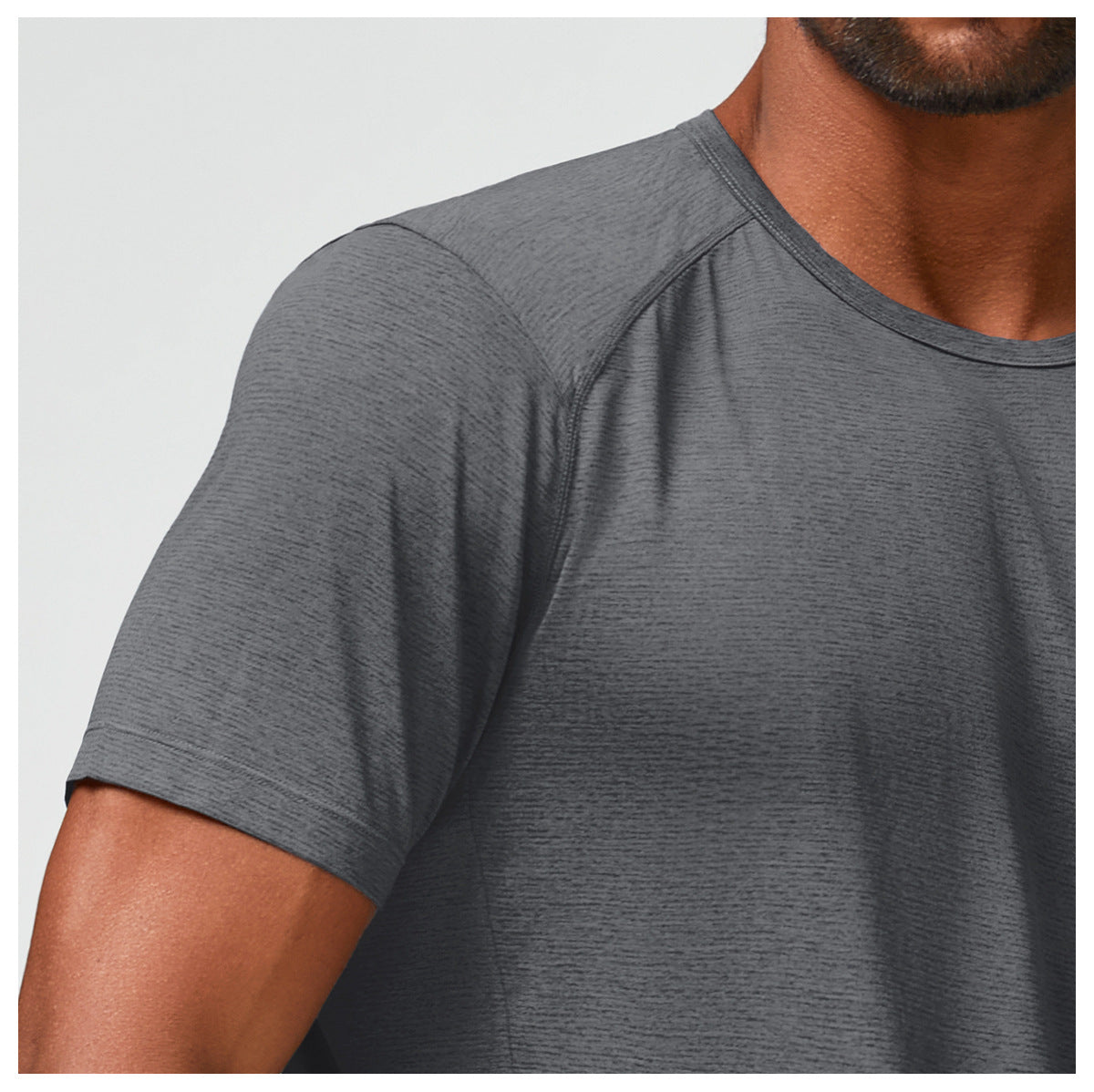 Men's Heathered Quick Dry Performance T-Shirt-thumbmail-16