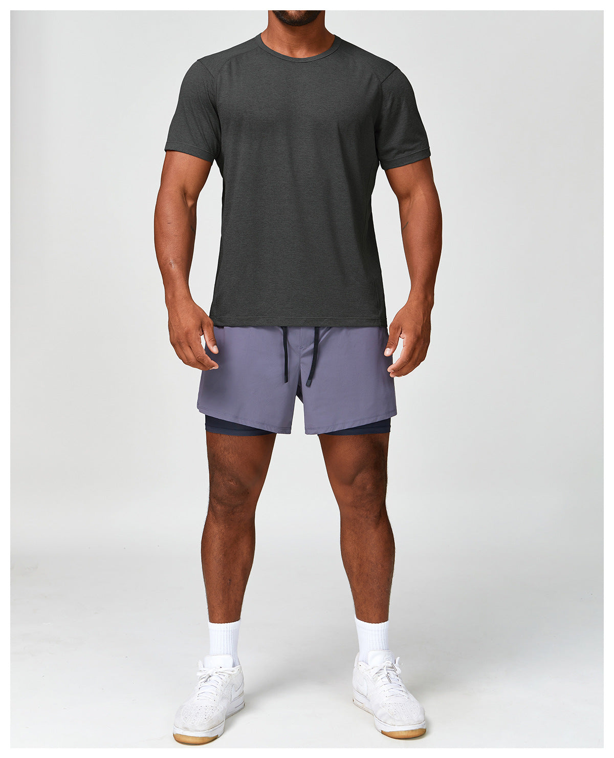 Men's Heathered Quick Dry Performance T-Shirt-thumbmail-17