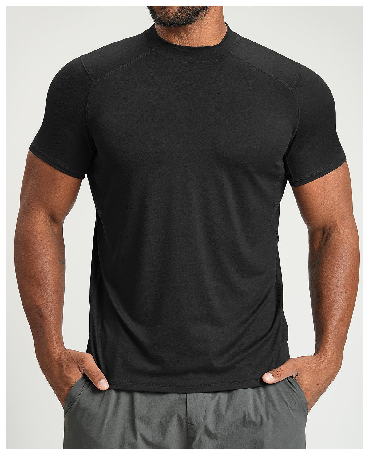 Men's Crew Neck Stretch Performance T-Shirt-thumbmail-7