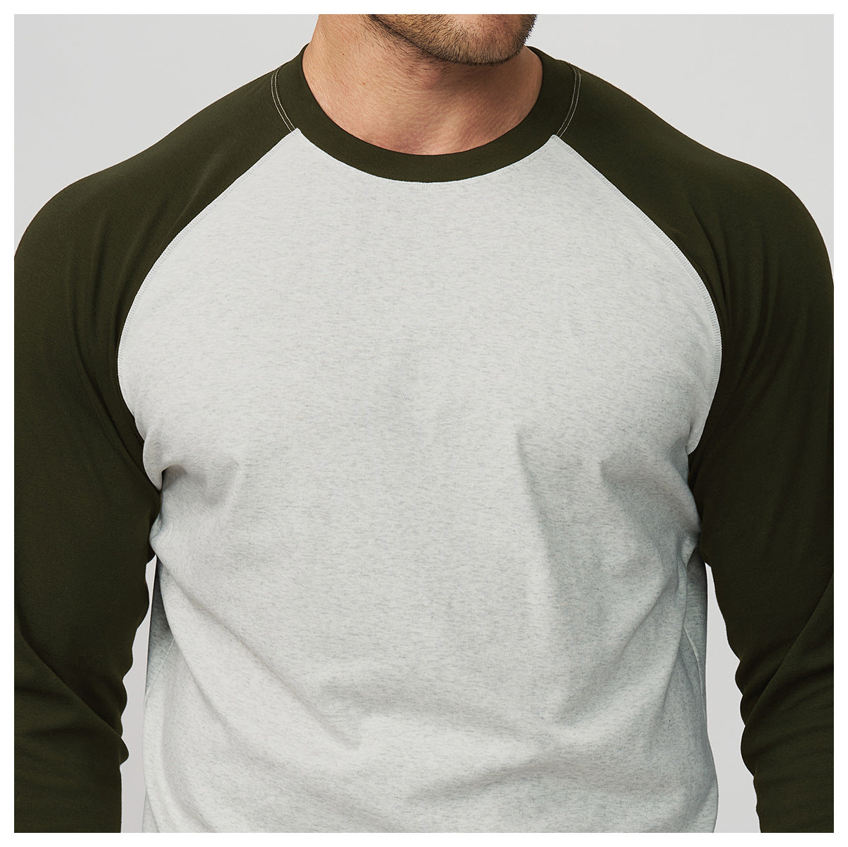 Men's Colorblock Raglan Sleeve Athletic T-Shirt-thumbmail-21
