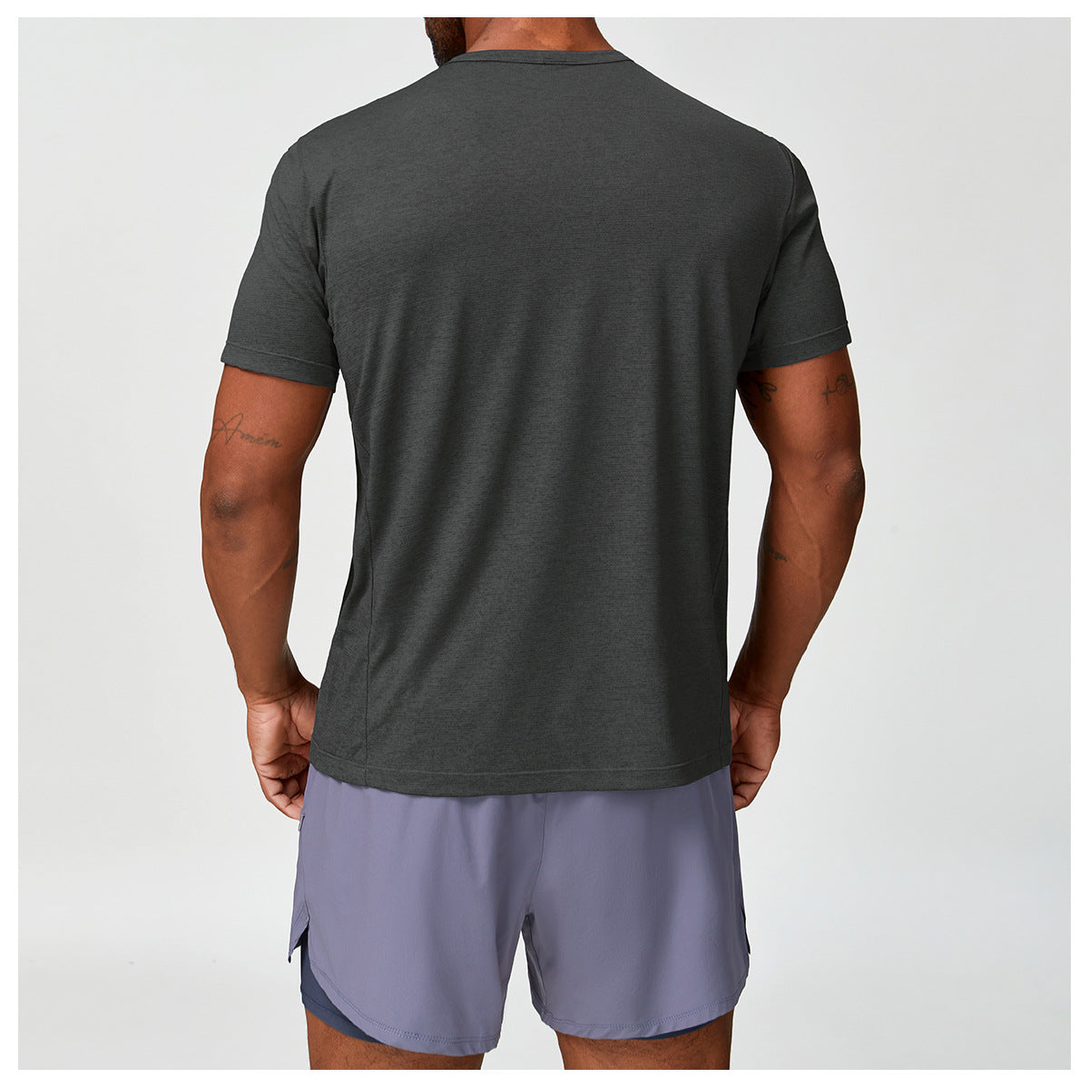 Men's Heathered Quick Dry Performance T-Shirt-thumbmail-19