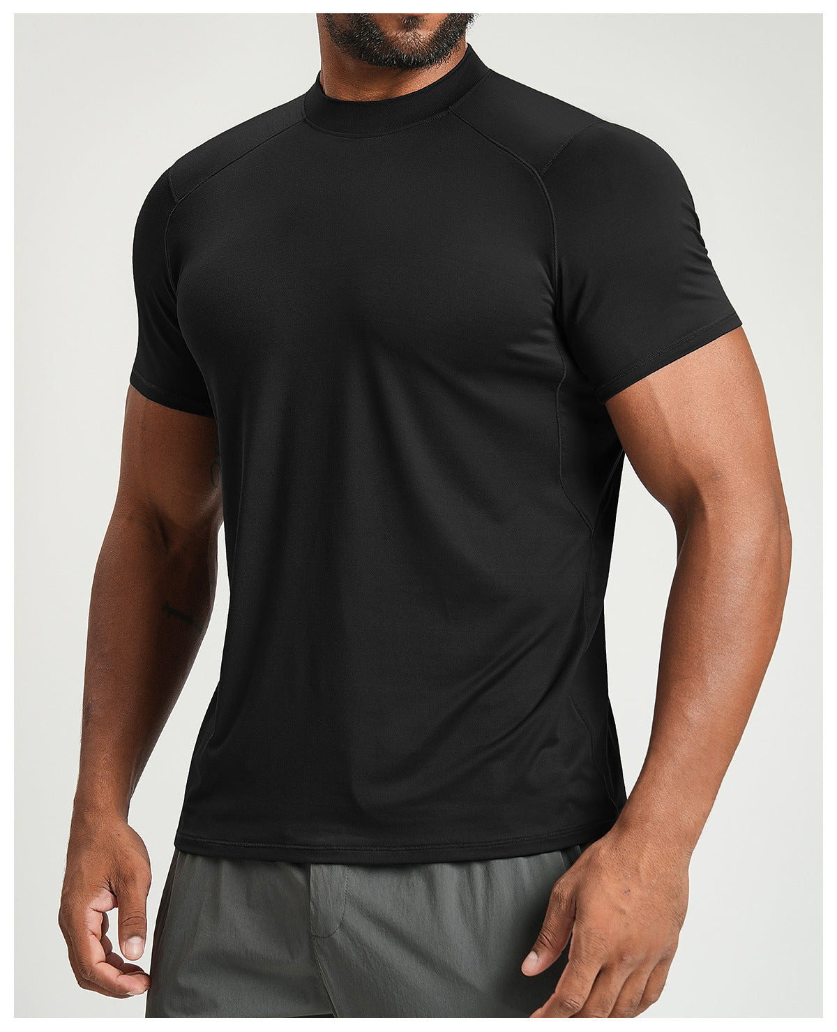 Men's Crew Neck Stretch Performance T-Shirt-thumbmail-4