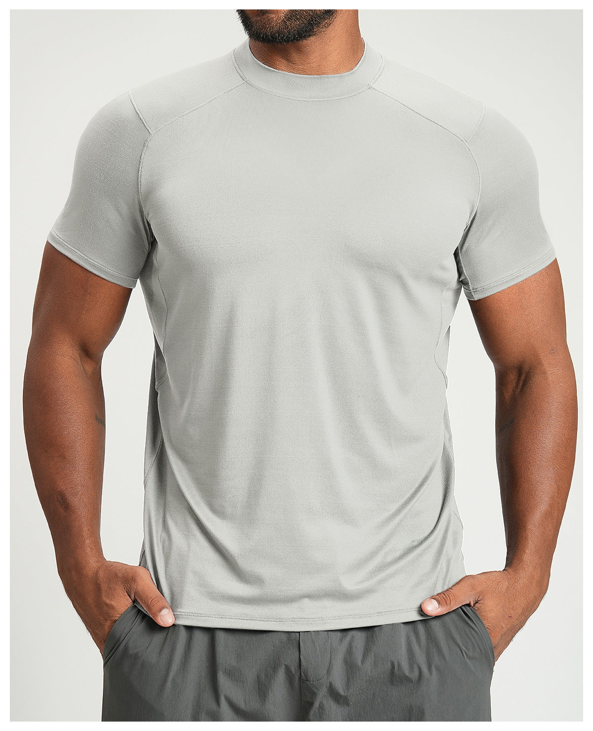 Men's Crew Neck Stretch Performance T-Shirt-thumbmail-23