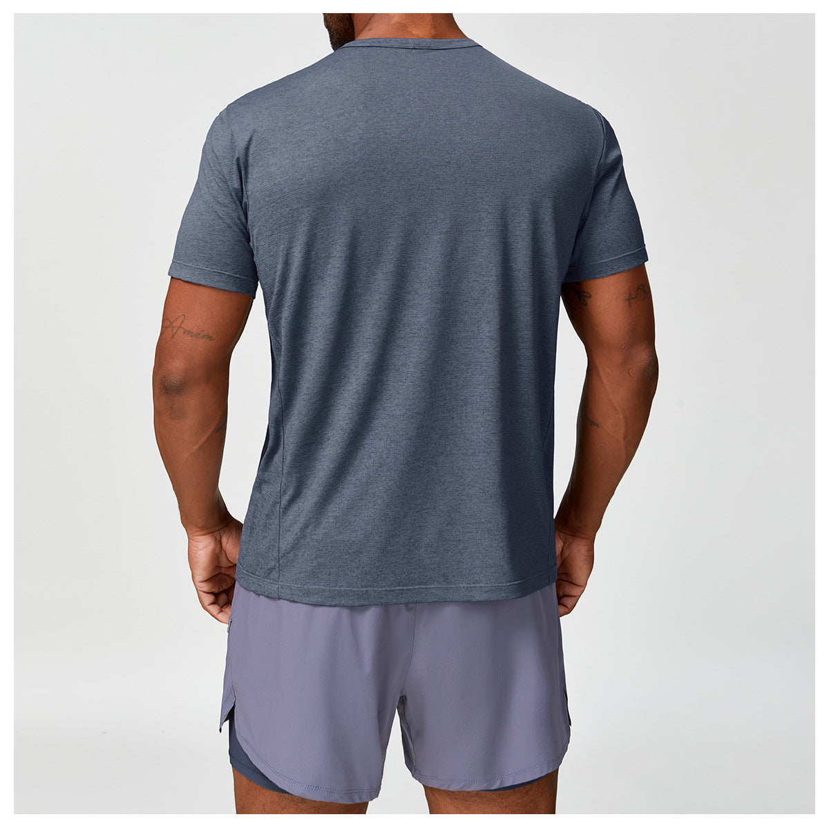 Men's Heathered Quick Dry Performance T-Shirt-thumbmail-24