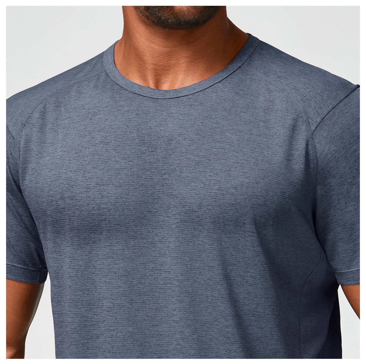 Men's Heathered Quick Dry Performance T-Shirt-thumbmail-25