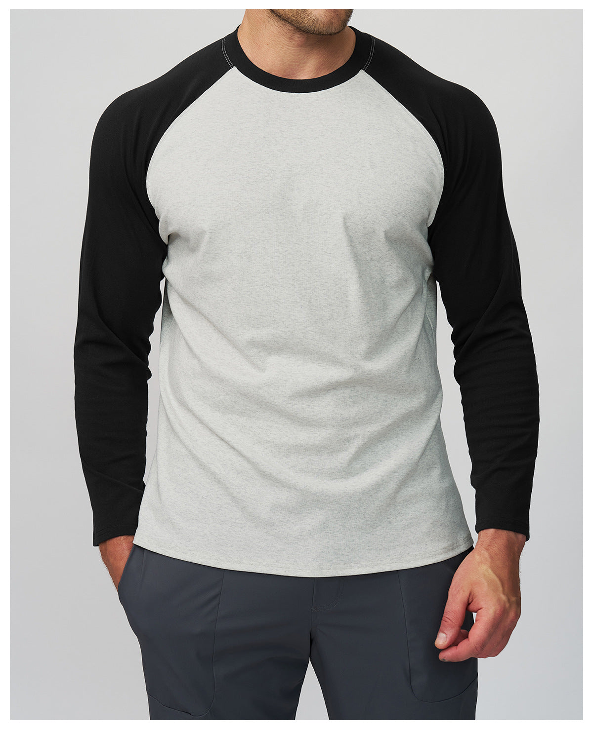 Men's Colorblock Raglan Sleeve Athletic T-Shirt-thumbmail-28