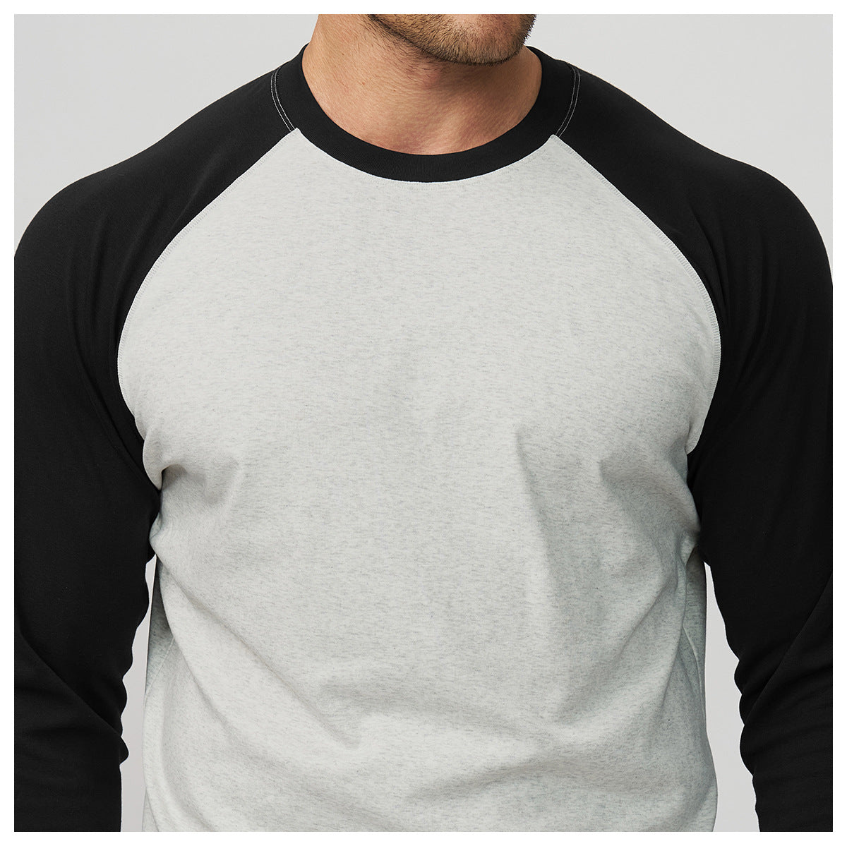 Men's Colorblock Raglan Sleeve Athletic T-Shirt-thumbmail-30