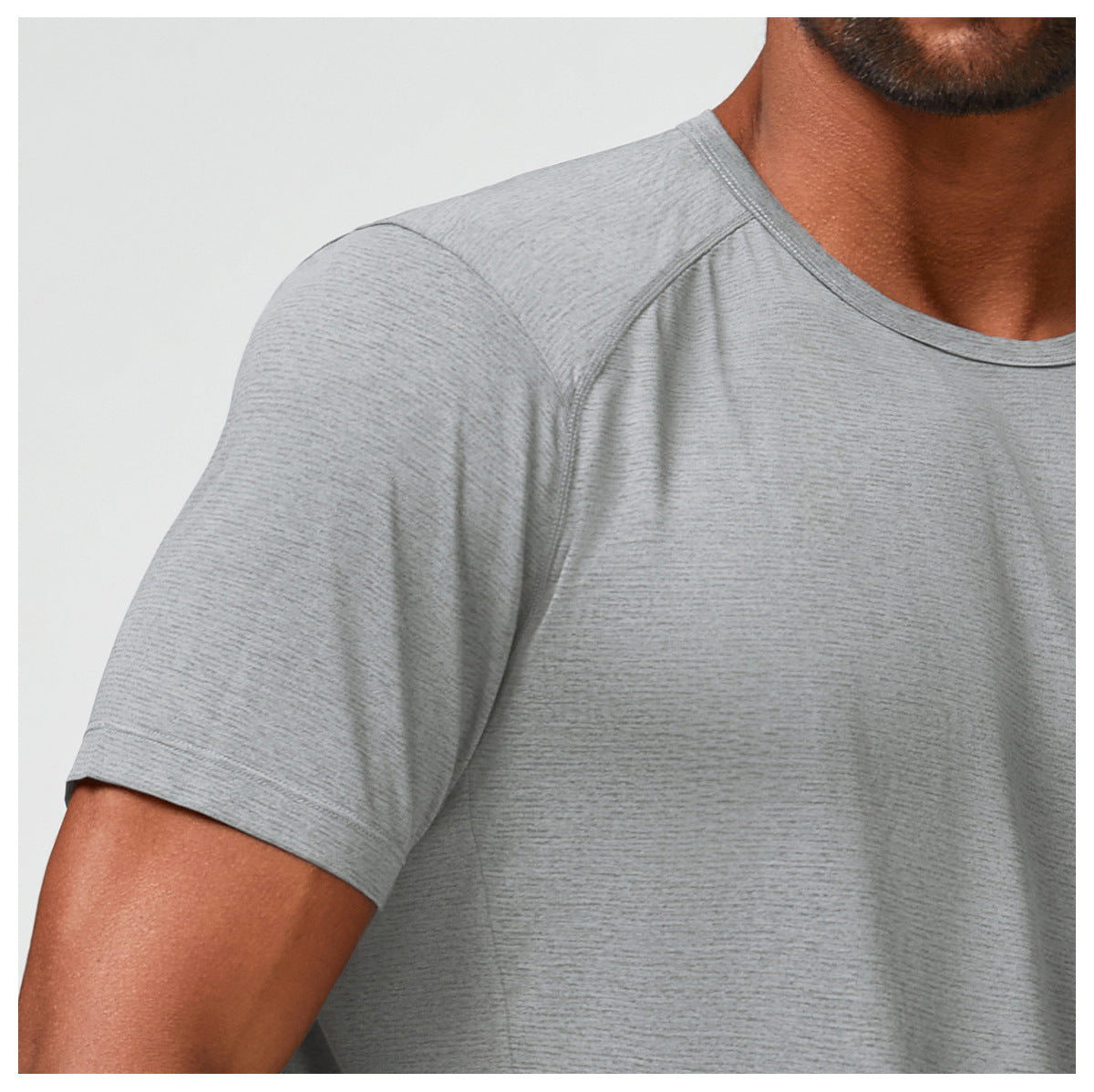 Men's Heathered Quick Dry Performance T-Shirt-thumbmail-31