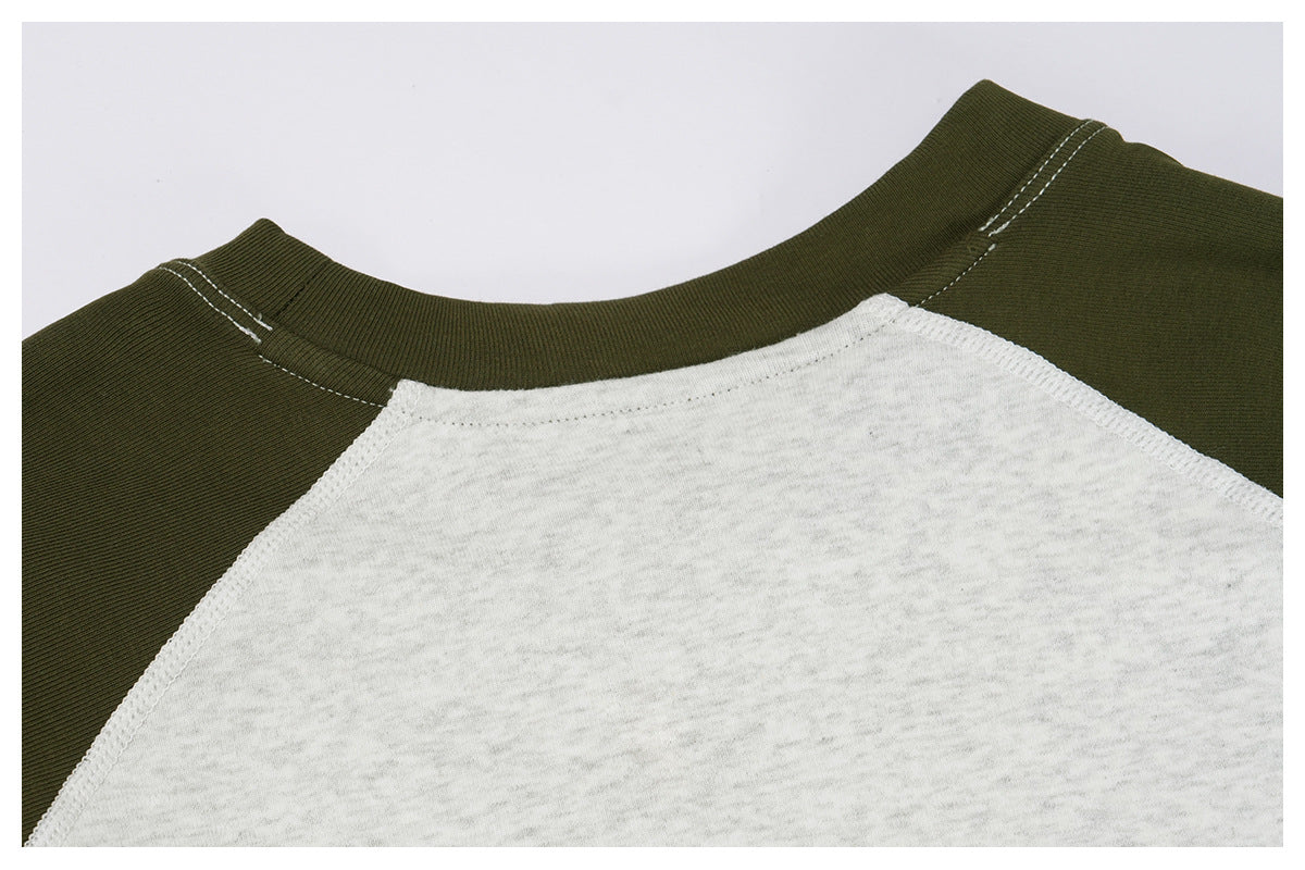 Men's Colorblock Raglan Sleeve Athletic T-Shirt-thumbmail-35