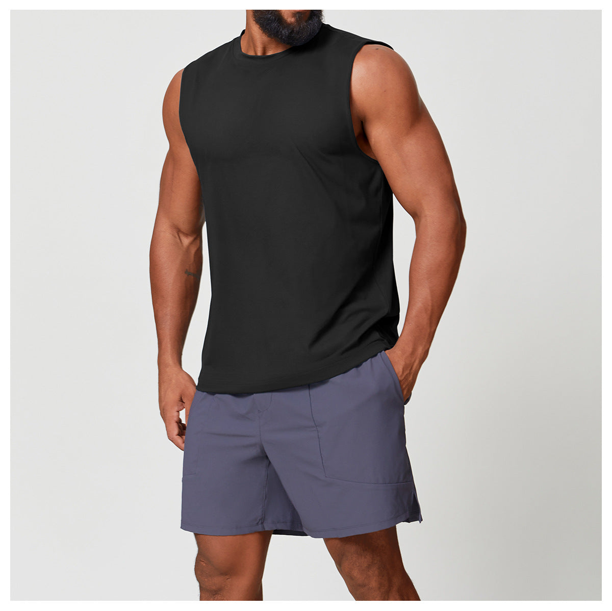 Men's Quick Dry Stretch Performance Tank-thumbmail-2