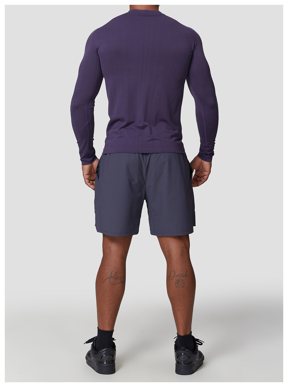 Men's Seamless Jacquard Long Sleeve Performance Shirt-thumbmail-19