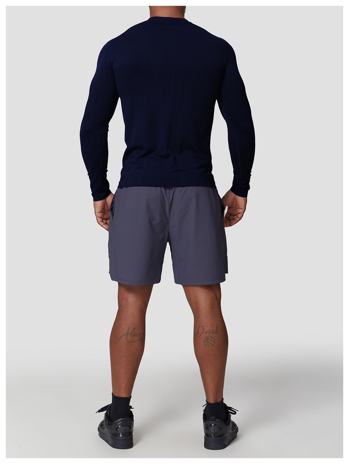 Men's Seamless Jacquard Long Sleeve Performance Shirt-thumbmail-29