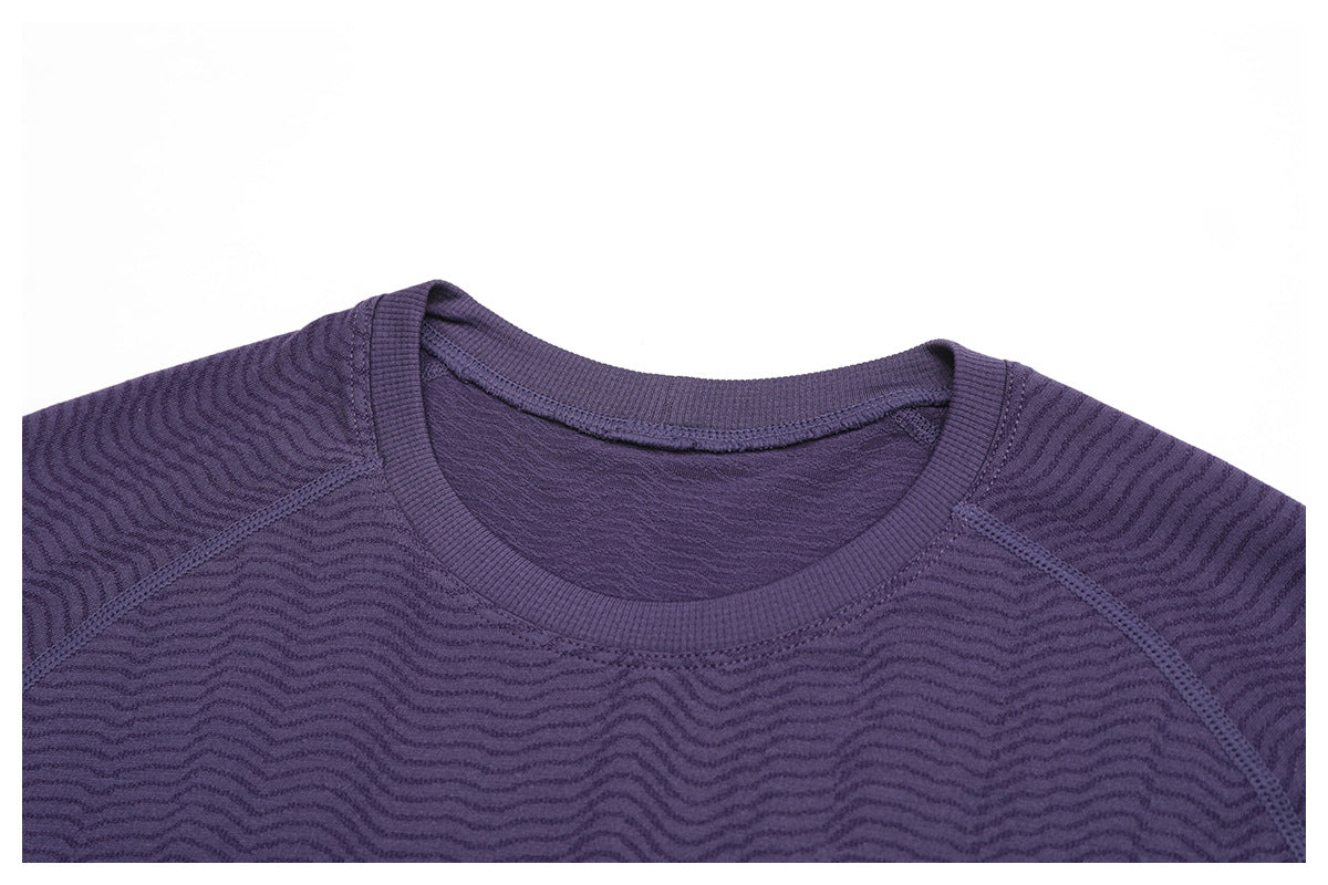 Men's Seamless Jacquard Long Sleeve Performance Shirt-thumbmail-39