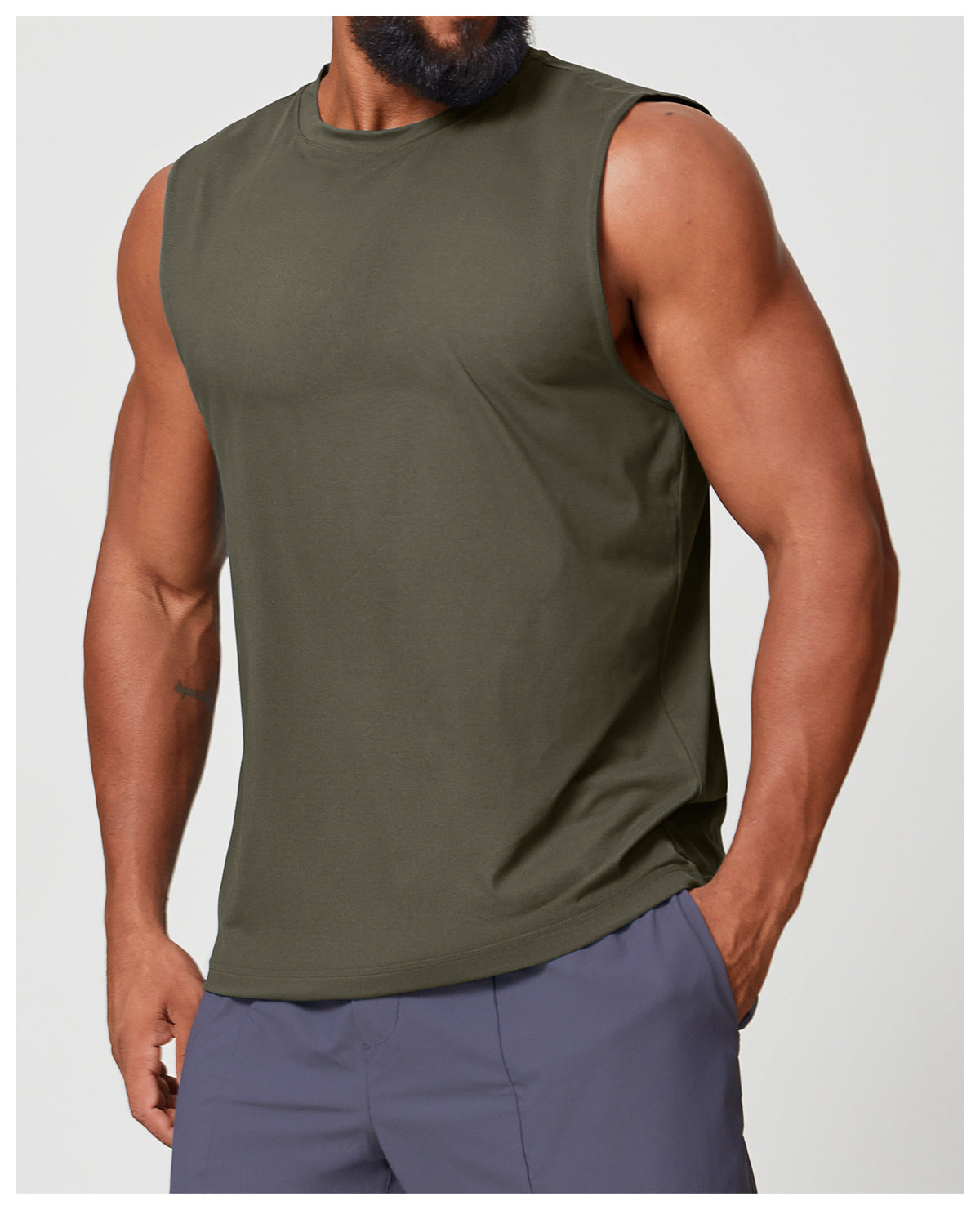Men's Quick Dry Stretch Performance Tank-thumbmail-42
