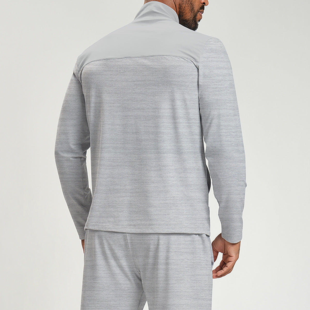 Men's Full Zip Athletic Training Jacket-thumbmail-4