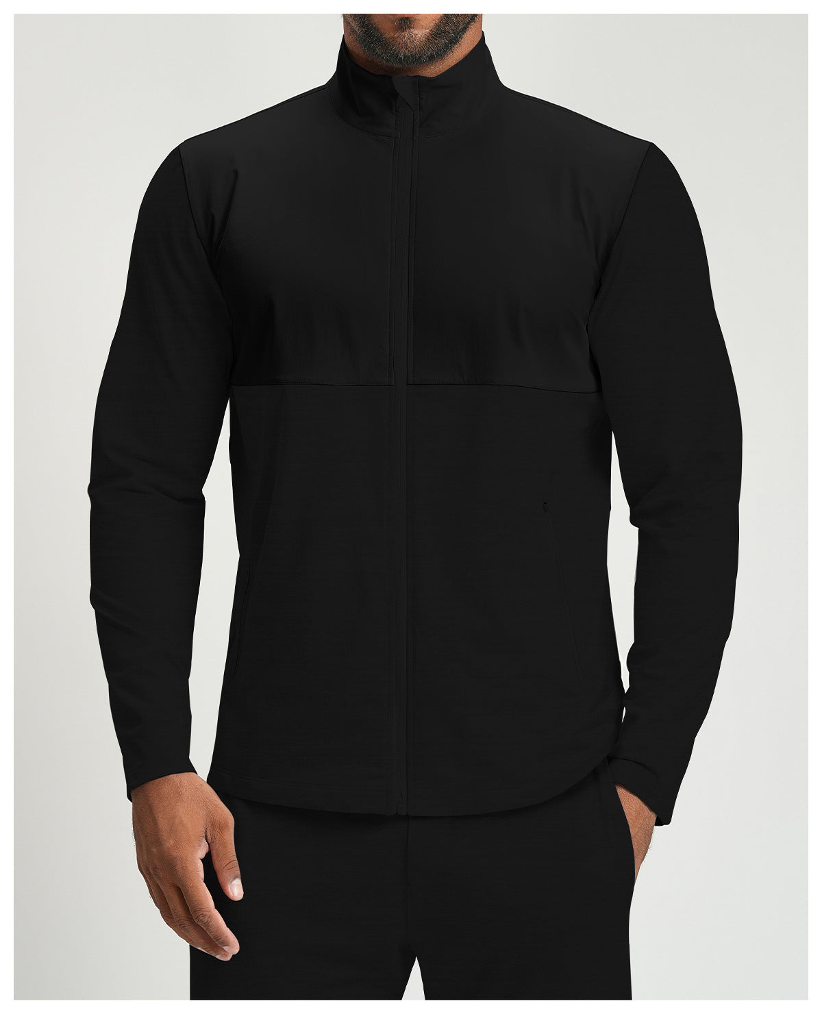 Men's Full Zip Athletic Training Jacket-thumbmail-19
