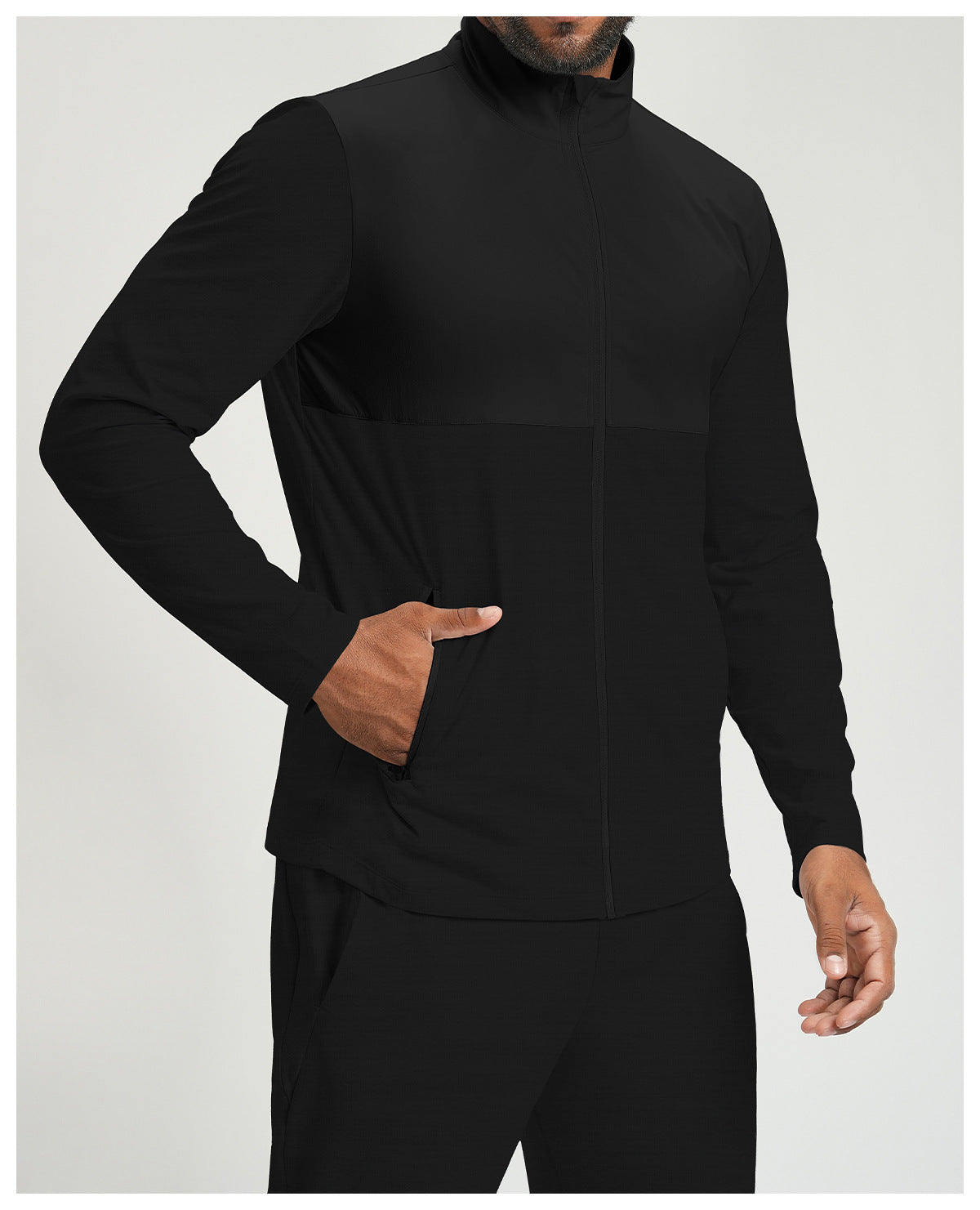 Men's Full Zip Athletic Training Jacket-thumbmail-20