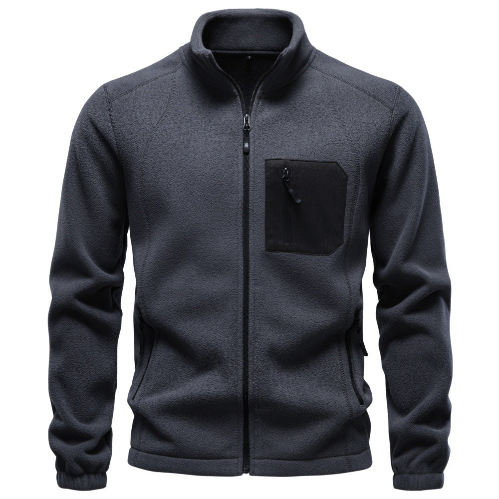 Men's Warm Fleece Full Zip Jacket-thumbmail-5