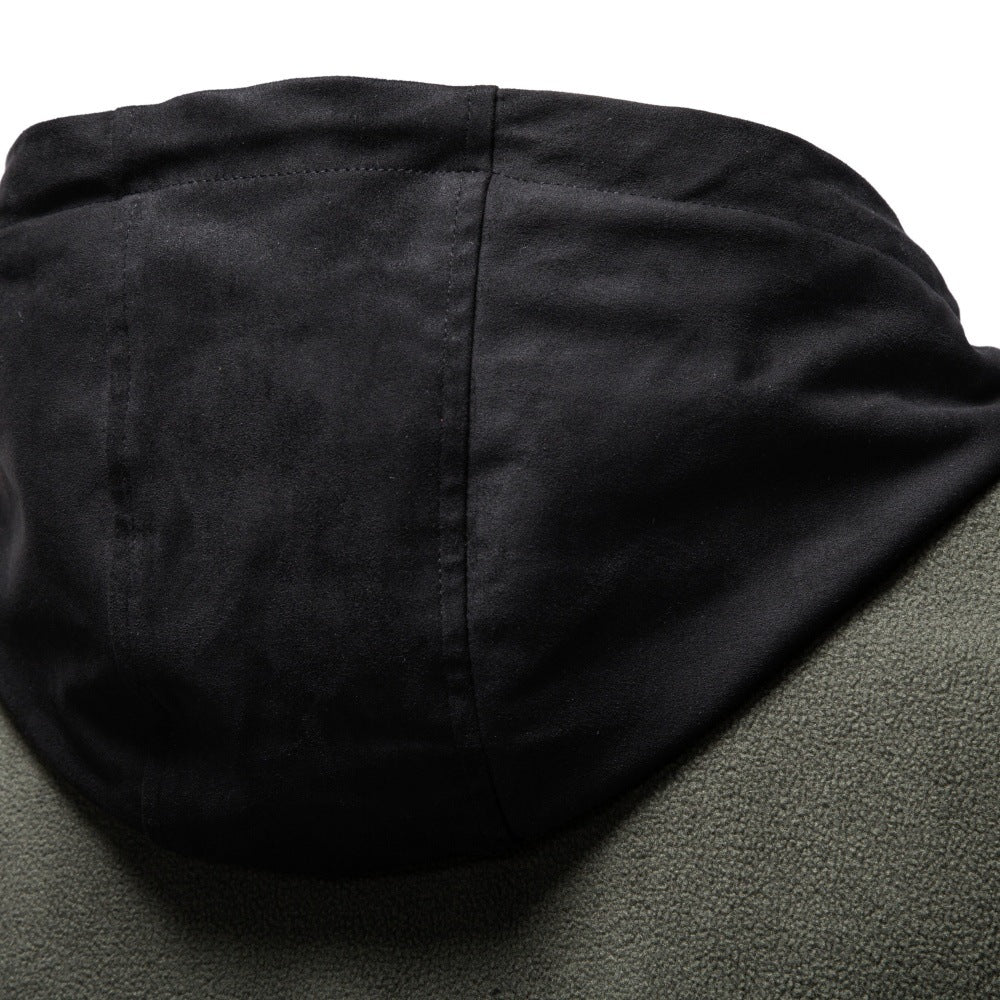 Men's Colorblock Fleece Full Zip Hoodie-thumbmail-9