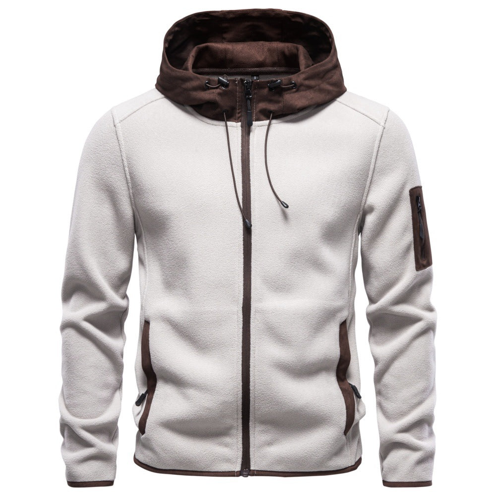 Men's Colorblock Fleece Full Zip Hoodie-thumbmail-10