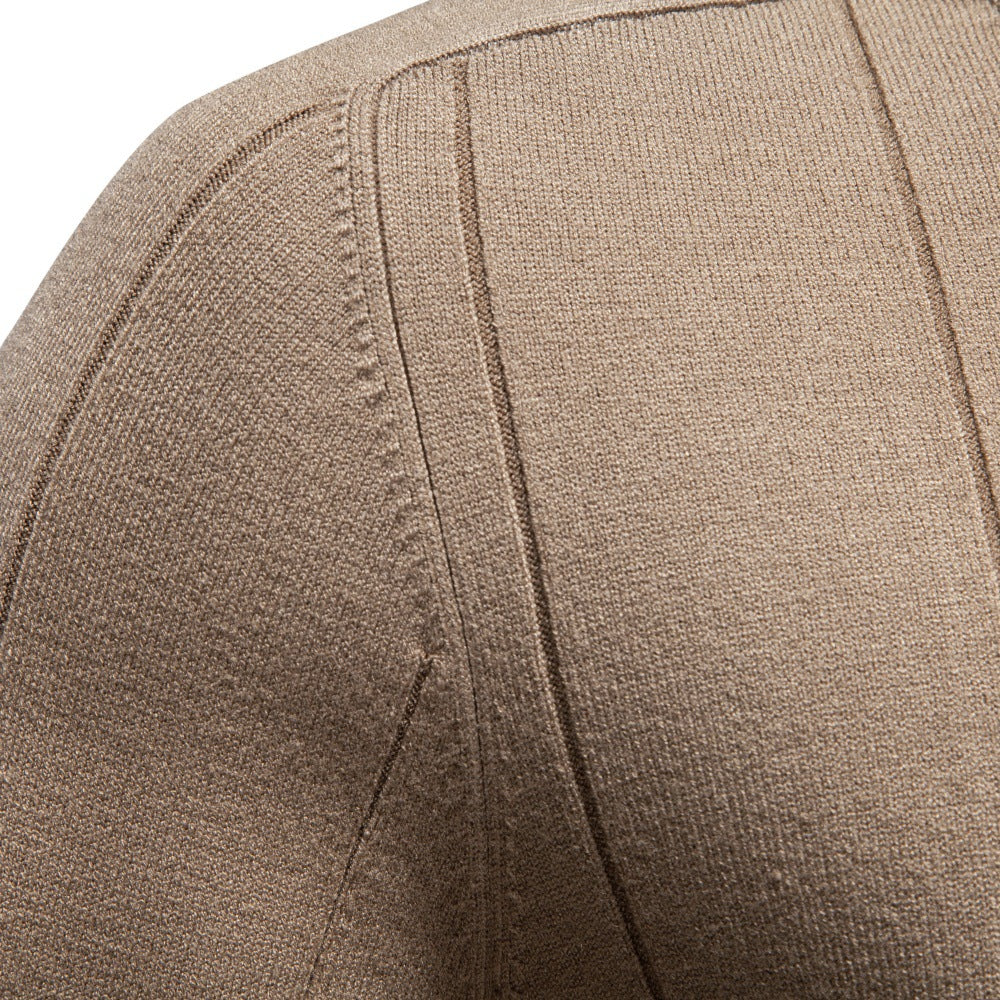 Men's Ribbed Slim Fit Turtleneck Sweater-thumbmail-19
