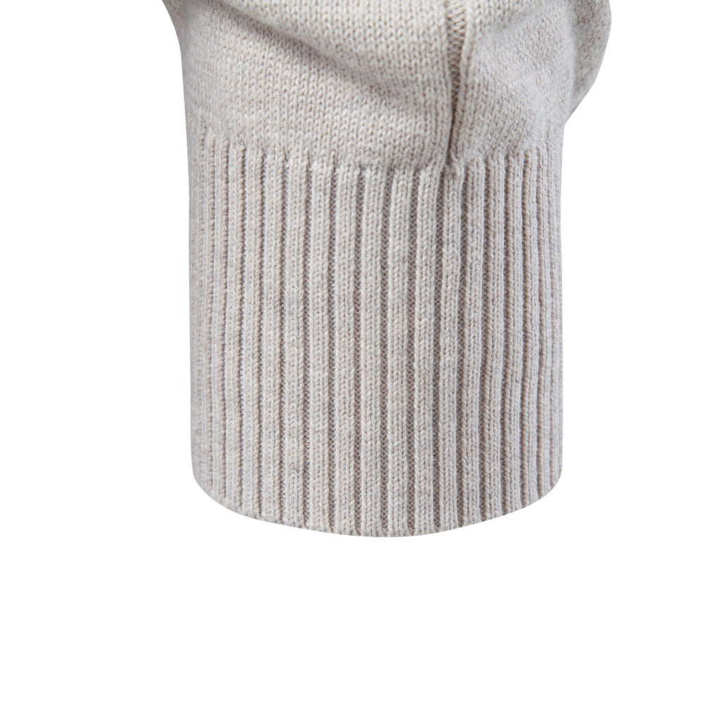 Men's Textured Cotton Quarter Zip Sweater-thumbmail-16