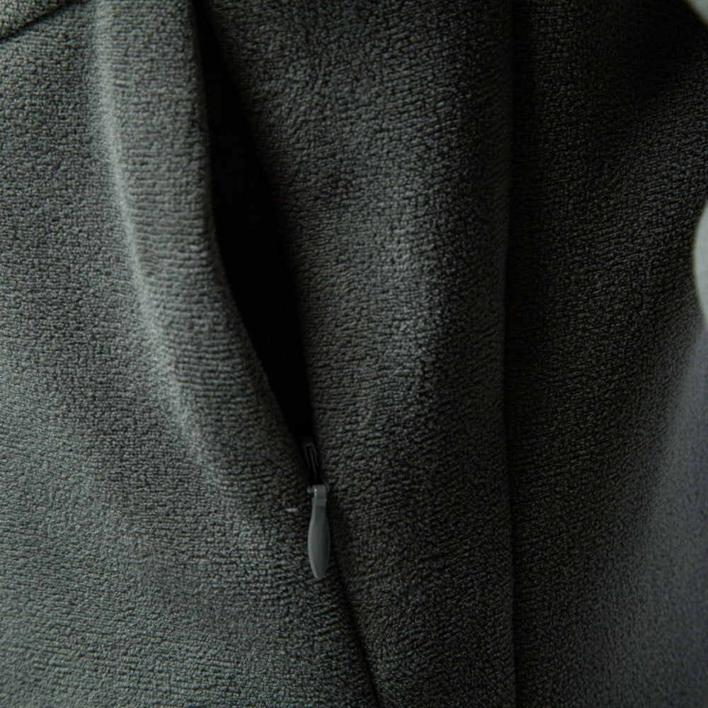 Men’s Mock Neck Fleece Sweatshirt-thumbmail-4