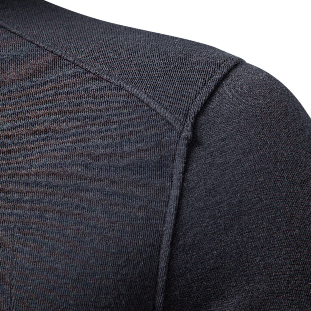 Men’s Soft Touch Mock Neck Long Sleeve T-Shirt-thumbmail-20