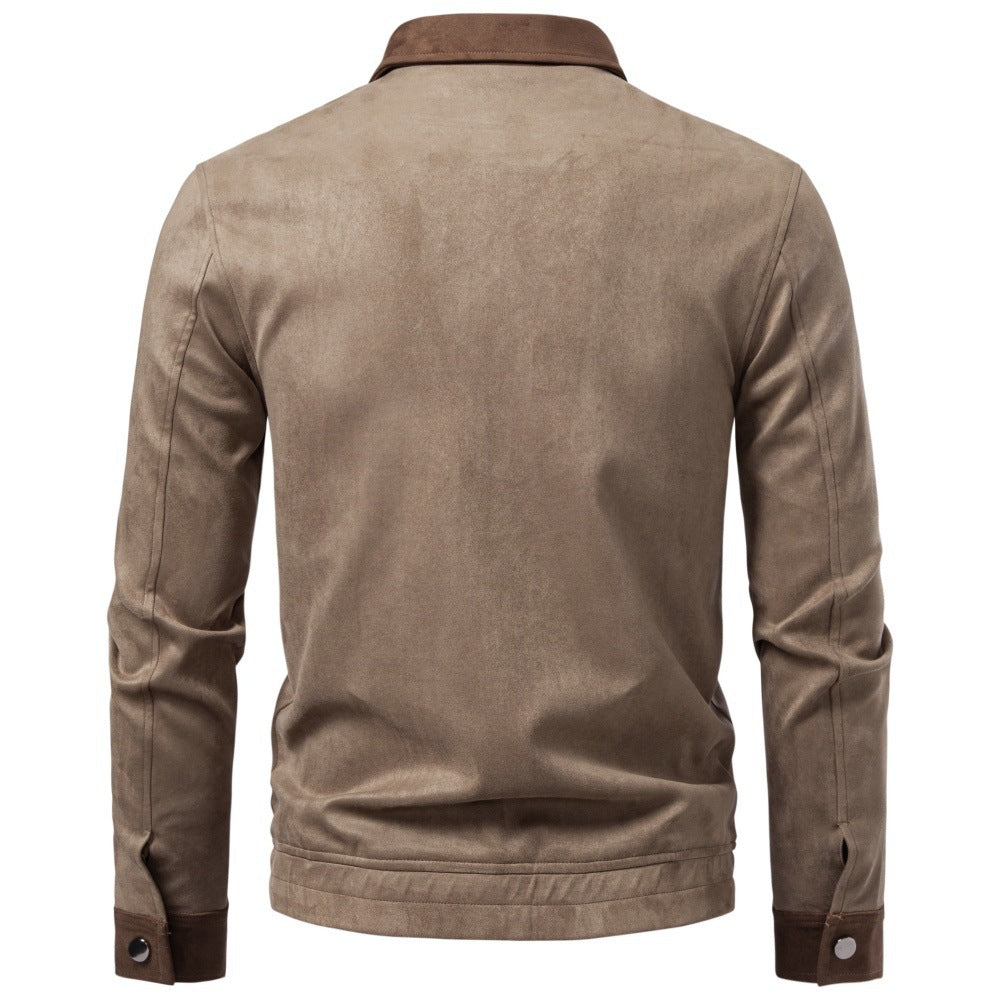 Men’s Faux Suede Full-Zip Jacket-thumbmail-2