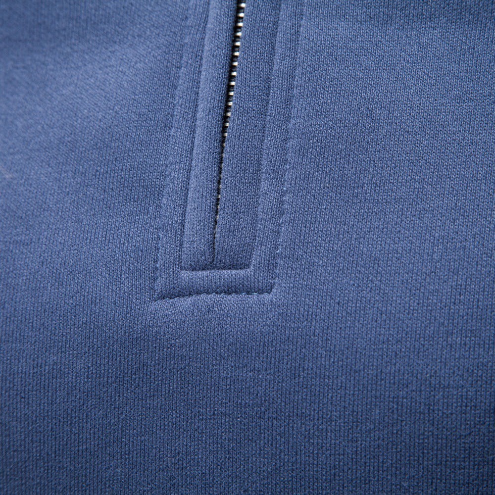 Men’s Stand Collar Quarter-Zip Sweatshirt-thumbmail-3