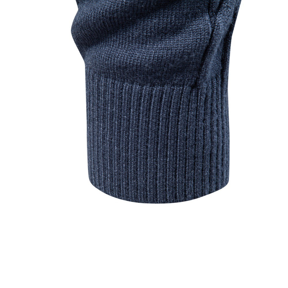 Men’s Cable Knit Turtleneck Sweater-thumbmail-15