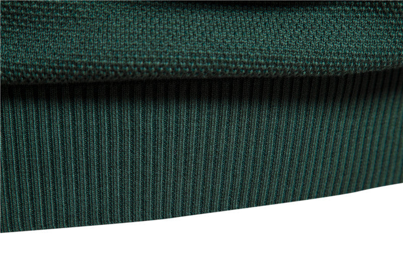 Men’s Striped Crew Neck Cotton Sweater-thumbmail-17
